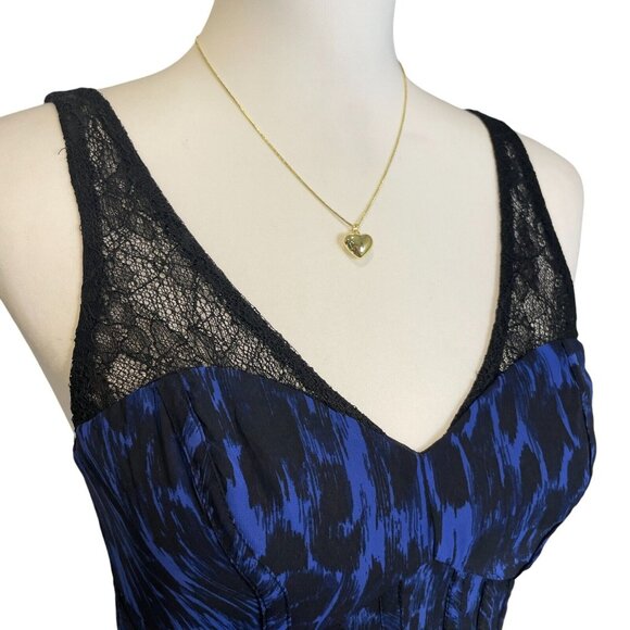 Guess Whimsigoth Fairy Lace Mini Dress Tiered Ruffle Bodycon Tank Y2K Sz XS NWT - Picture 2 of 11